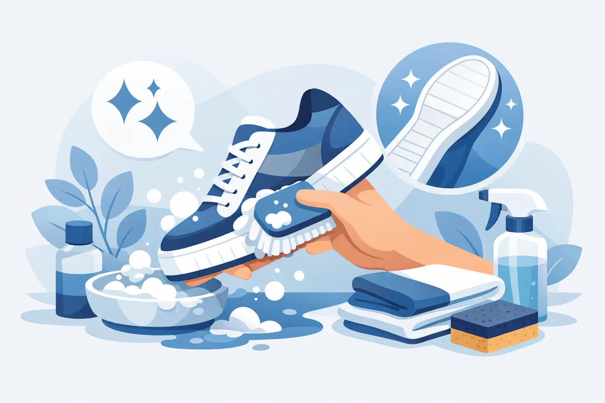 Witte zolen reinigen zonder je sneakers te slopen
