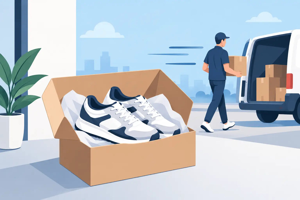 Snelle verzending sneakers zonder vaag gedoe