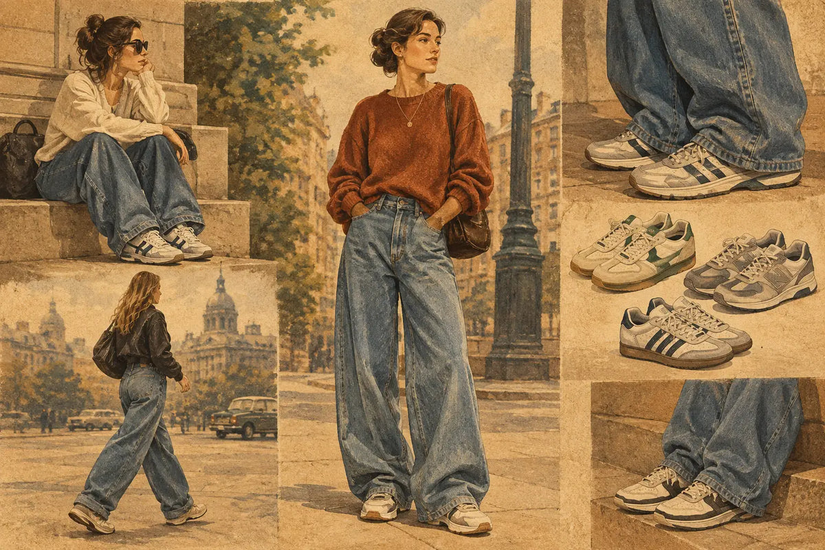 Baggy jeans sneakertrend 2026: zo draag je ze